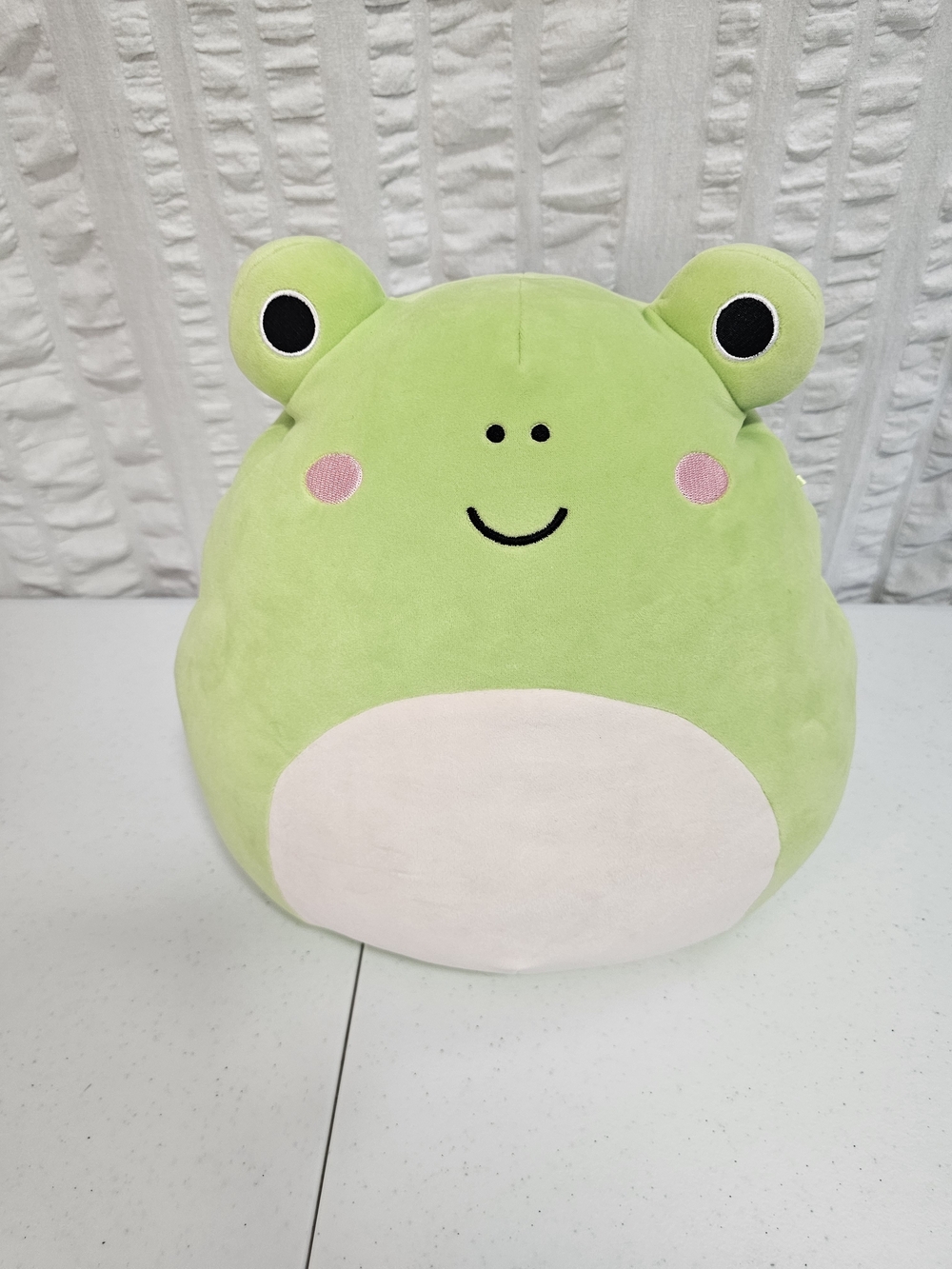 Squishmallows Wendy the Frog Plush with Pink Cheeks 12"